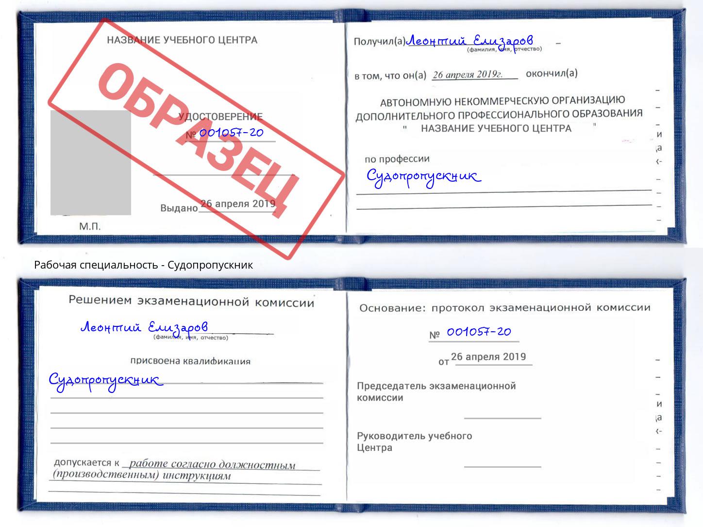 Судопропускник Уссурийск